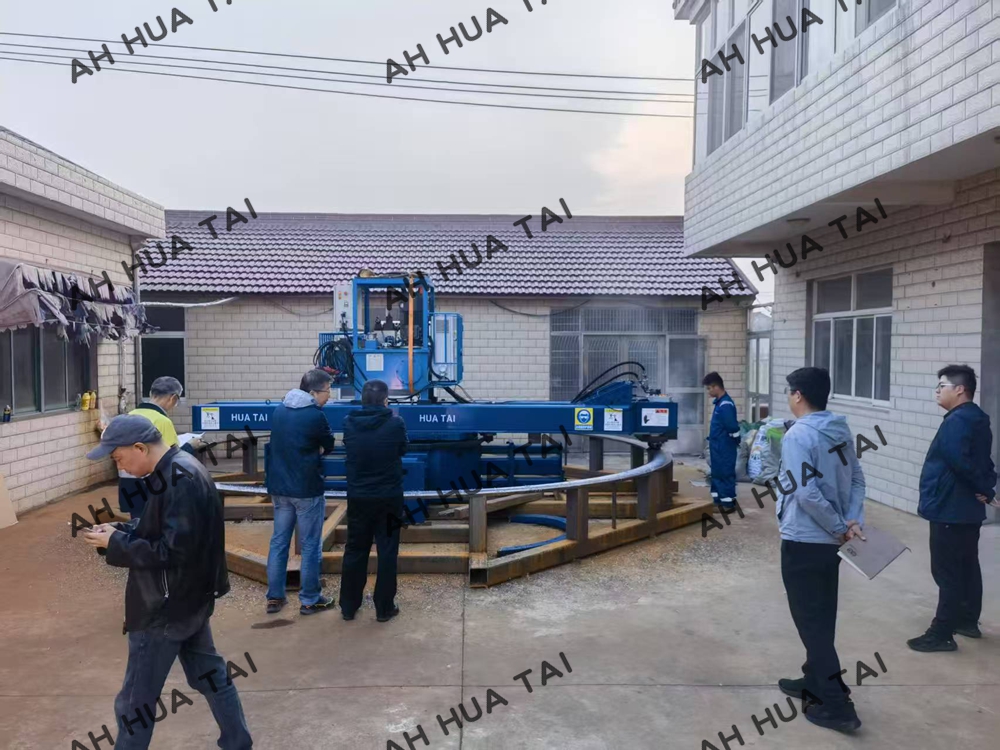 On site flange machining