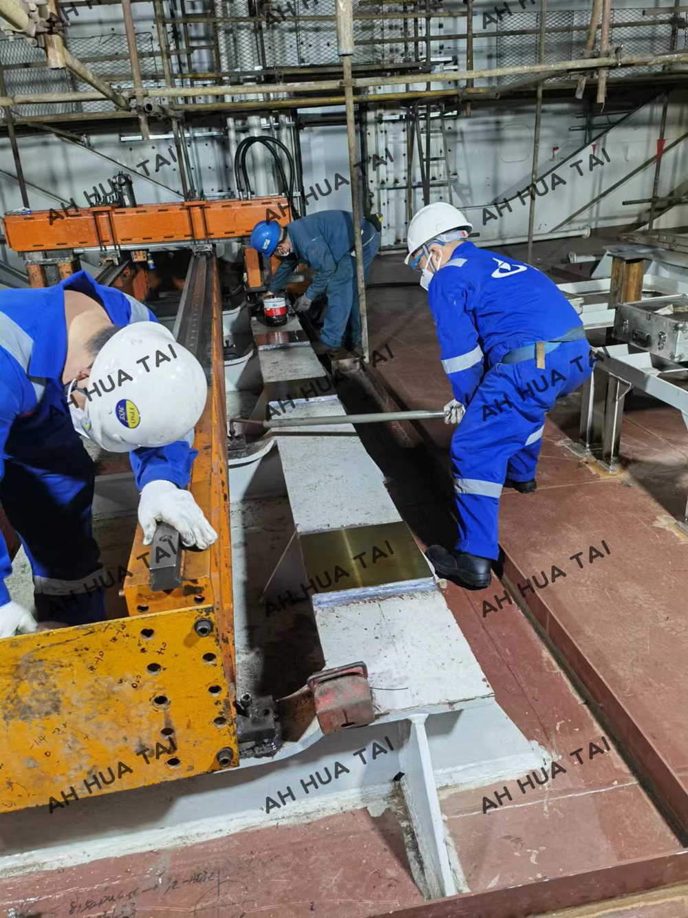 On site flange machining