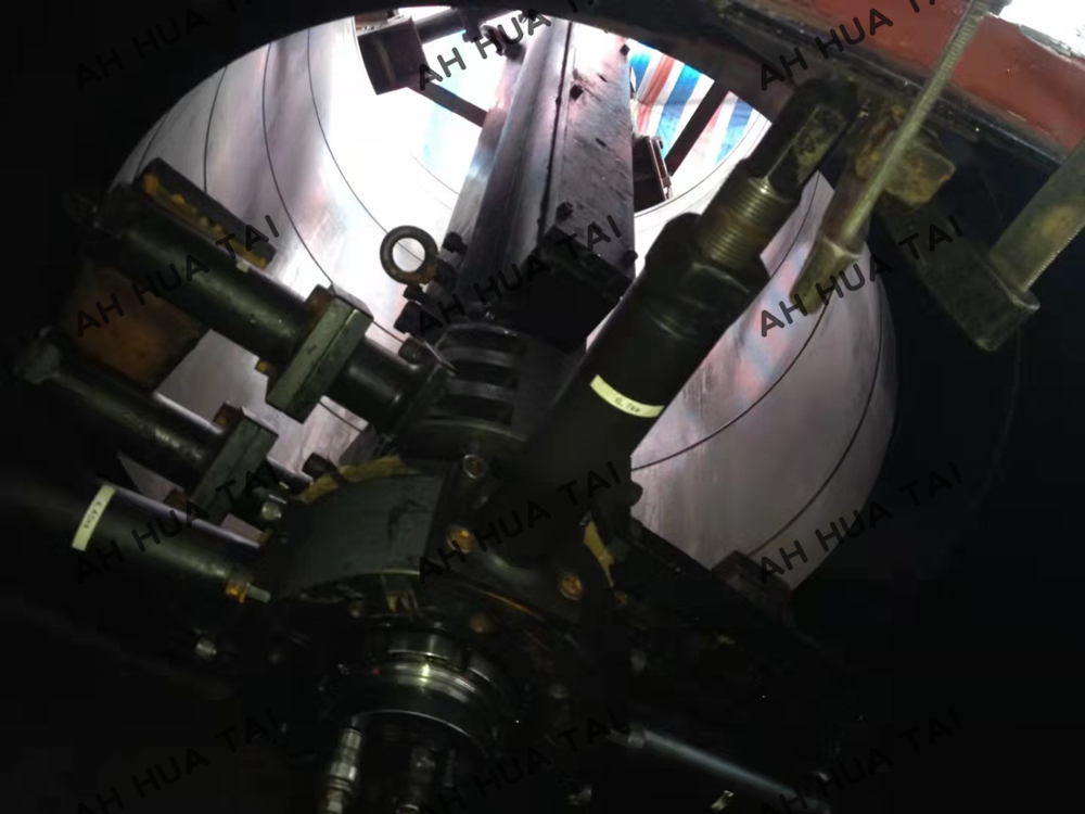 On site boring machine processing