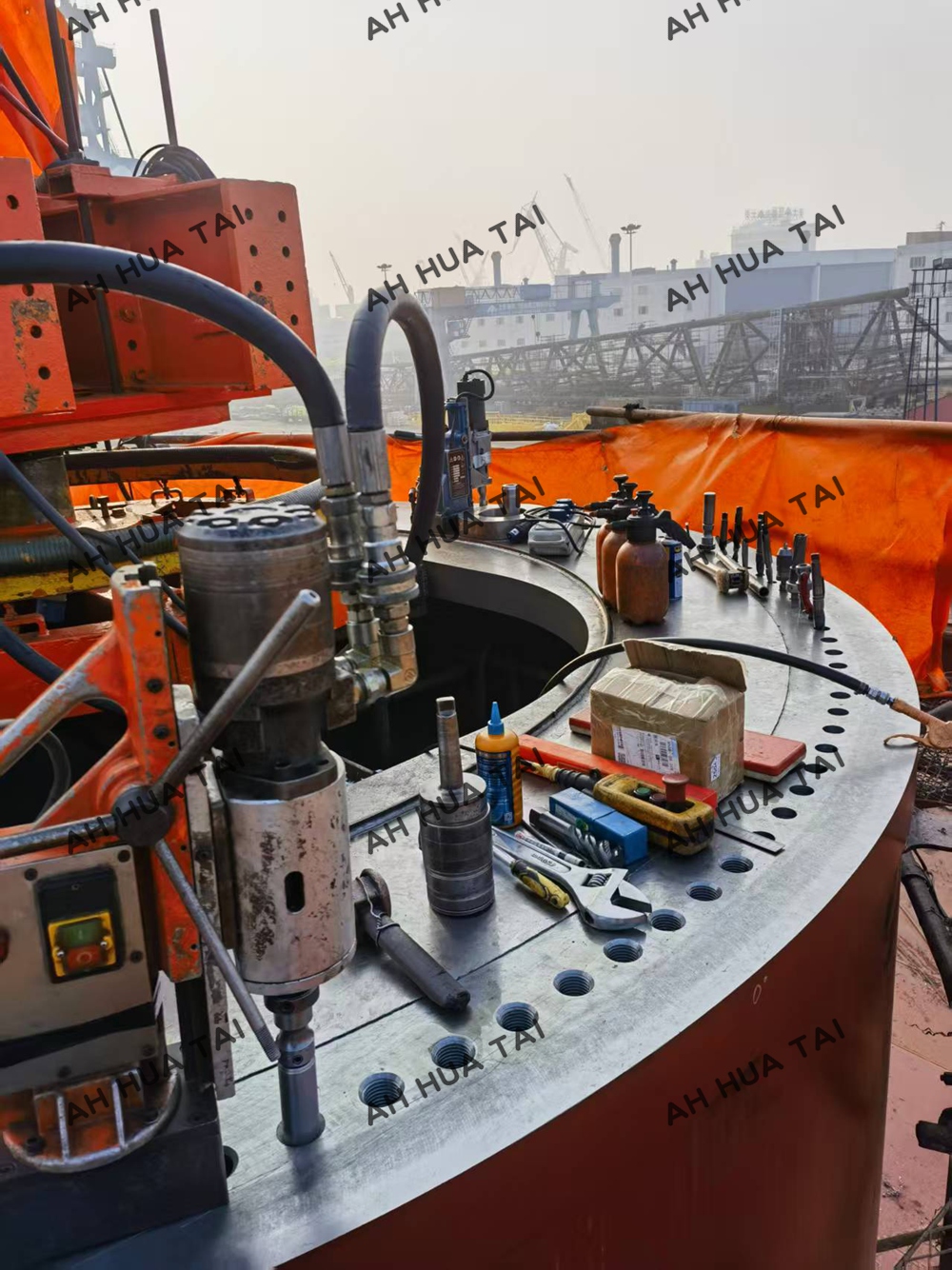 On site drilling and tapping