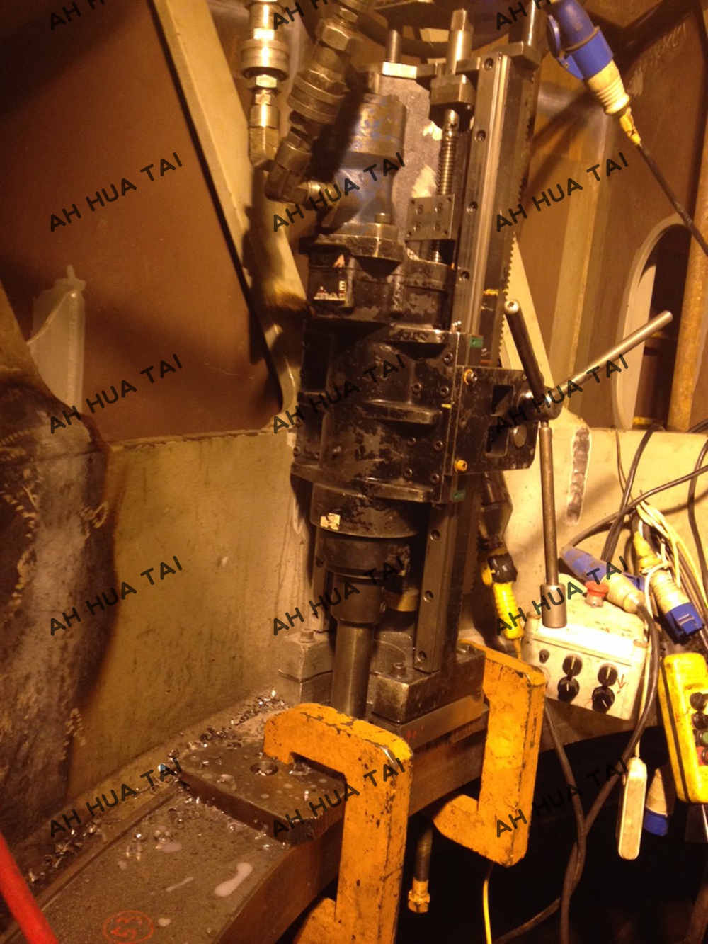 On site drilling and tapping